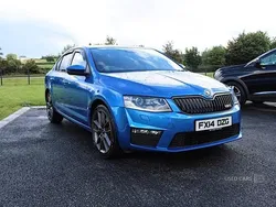 Blue Used 2014 Skoda Octavia vRS Hatchback | £8,750 (Good price)