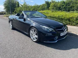 Obsidian black Used 2017 Mercedes E350 AMG line Cabriolet | £15,495 (Good price)