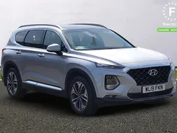 Silver Used 2019 Hyundai Santa Fe Premium SE SUV | £20,799 (Fair price)