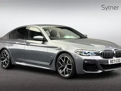 Blue Used 2021 BMW 520 M Sport | £26,000 (Fair price)
