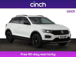 White Used 2021 VW T-Roc Black Edition SUV | £17,929 (Fair price)