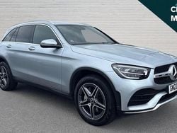 Silver Used 2022 Mercedes GLC300e AMG line SUV | £28,990
