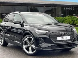 Black New 2025 Audi Q4 e-tron Black Edition SUV | £39,565