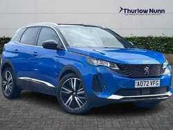 Blue Used 2022 Peugeot 3008 Premium SUV | £20,499 (Fair price)