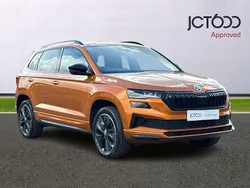 Orange Used 2022 Skoda Karoq SportLine SUV | £22,500 (Fair price)