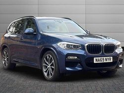 Phytonic blue Used 2019 BMW X3 M Sport SUV | £21,995 (Fair price)