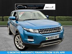 Blue Used 2013 Land Rover Range Rover evoque Pure SUV | £5,995 (Fair price)
