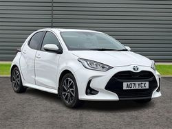 White Used 2021 Toyota Yaris Design Hatchback | £16,495 (A bit pricey)
