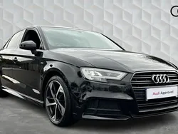 Mythos black, metallic Used 2020 Audi A3 Black Edition Sedan | £19,500 (Fair price)