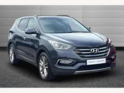 Blue Used 2017 Hyundai Santa Fe Premium SE SUV | £15,490 (Fair price)