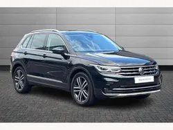 Black Used 2021 VW Tiguan Elegance SUV | £25,295 (Fair price)