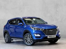 Blue Used 2018 Hyundai Tucson Premium SUV | £12,950 (A bit pricey)