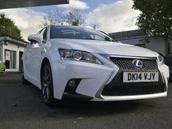 White Used 2014 Lexus CT200h Sport Line Hatchback | £9,990 (Fair price)