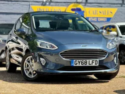 Blue Used 2018 Ford Fiesta Zetec Hatchback | £8,295 (Fair price)