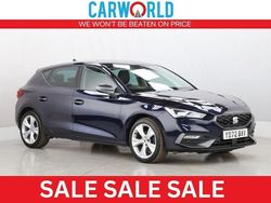 Blue Used 2022 Seat Leon FR Hatchback | £11,200 (Fair price)