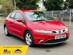 Red Used 2009 Honda Civic SE Hatchback | £1,995 (A bit pricey)