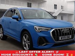 Blue Used 2019 Audi Q3 S-Line SUV | £20,799 (Good price)