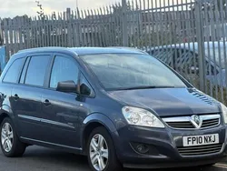 Blue Used 2010 Vauxhall Zafira MPV | £1,295 (Good price)