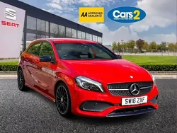 Red Used 2016 Mercedes A200 AMG Line Premium Hatchback | £10,894 (Fair price)