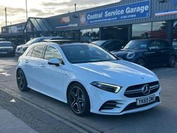 White Used 2019 Mercedes A35 AMG Premium Plus Hatchback | £19,495 (Fair price)