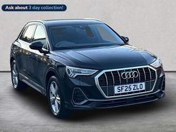Black Used 2025 Audi Q3 S-Line SUV | £34,224 (Fair price)