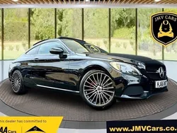 Black Used 2016 Mercedes C200 Premium Plus Coupe | £15,475 (A bit pricey)