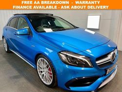 Blue Used 2015 Mercedes A45 AMG Premium Hatchback | £21,995 (A bit pricey)