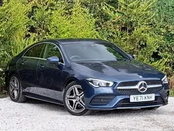Blue Used 2021 Mercedes CLA180 AMG line Sedan | £24,998 (Fair price)