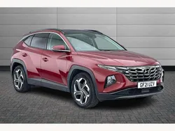 Sunset red Used 2021 Hyundai Tucson Ultimate SUV | £22,995 (Fair price)