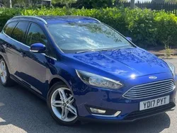 Blue Used 2017 Ford Focus Titanium Estate | £7,695 (Fair price)