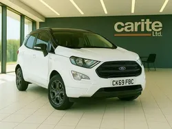 White Used 2019 Ford Ecosport ST-Line SUV | £10,995 (Fair price)