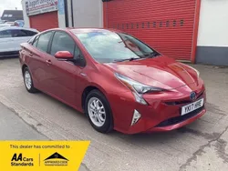 Red Used 2017 Toyota Prius Business Edition Hatchback | £8,995 (Fair price)