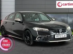 Black Used 2022 Honda Civic Hybrid Hatchback | £23,599 (Fair price)