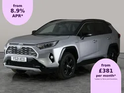 Silver Used 2021 Toyota RAV4 Hybrid SUV | £25,053 (Fair price)