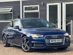 Blue Used 2018 Audi A4 S-Line Sedan | £13,250 (Good price)