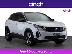 White Used 2021 Peugeot 3008 GTi Hatchback | £18,049 (A bit pricey)