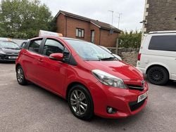 Red Used 2014 Toyota Yaris Plus Hatchback | £4,985 (Fair price)
