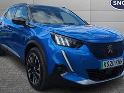 Blue Used 2020 Peugeot e-2008 GT-line SUV | £10,759 (Fair price)
