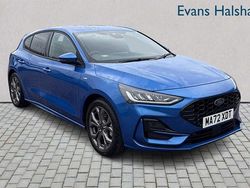 Blue Used 2022 Ford Focus ST-Line Hatchback | £16,750 (Fair price)