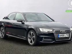 Black Used 2016 Audi A4 S-Line Sedan | £11,899 (Fair price)