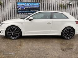 White Used 2013 Audi A3 S-Line Hatchback | £7,250 (Expensive)
