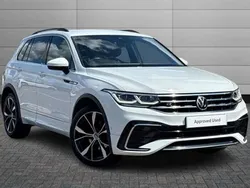 White Used 2021 VW Tiguan R-line SUV | £24,650 (Fair price)