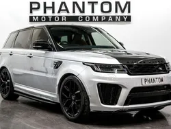 Silver Used 2020 Land Rover Range Rover Sport SVR SUV | £48,490 (Fair price)