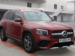 Red Used 2022 Mercedes GLB200 AMG line SUV | £24,490 (Good price)