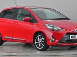 Red Used 2020 Toyota Yaris Hybrid Hatchback | £13,295 (Good price)