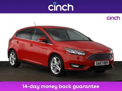 Red Used 2017 Ford Focus Zetec Hatchback | £8,549 (Fair price)
