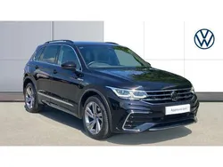 Black Used 2023 VW Tiguan R-line Edition SUV | £28,100 (Fair price)