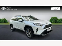 White Used 2021 Toyota RAV4 Hybrid Design SUV | £27,310 (Fair price)