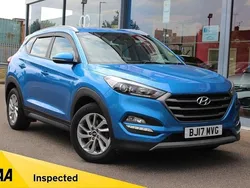 Blue Used 2017 Hyundai Tucson SE SUV | £10,495 (Good price)