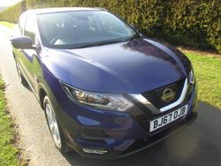 Blue Used 2017 Nissan Qashqai Acenta+ SUV | £7,495 (Fair price)